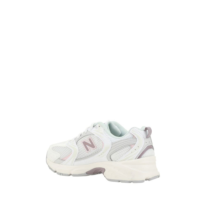 New Balance White Leather Tier 3 Sneakers for Men