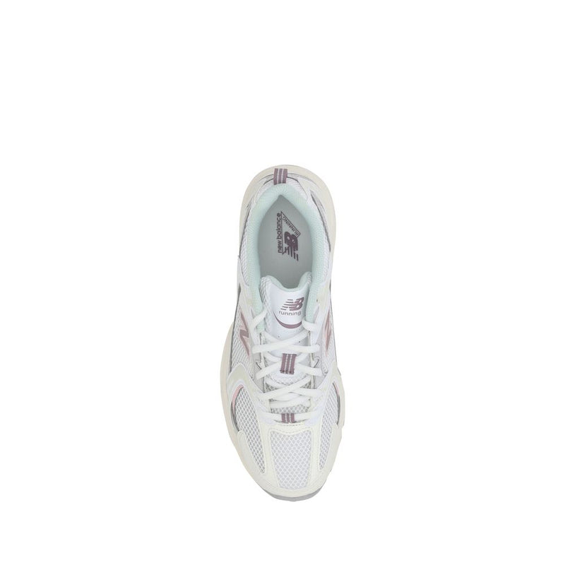 New Balance White Leather Tier 3 Sneakers for Men
