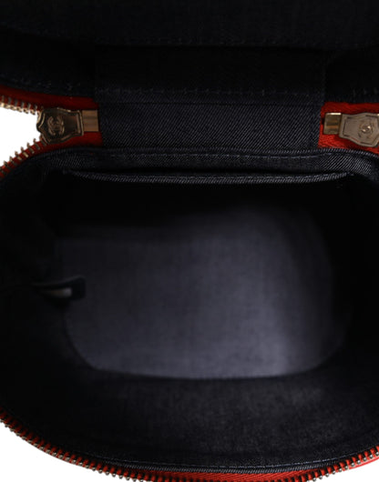 Sac à main à bandoulière avec chaîne Chanel Orange Coco Mark Vanity