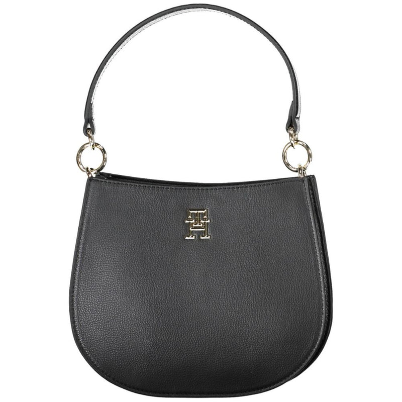 Tommy Hilfiger Sac à main noir en polyester pour femmes - Élégant et durable