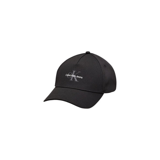 Calvin Klein Jeans Zwarte Gerecyclede Polyester Petten Baseballpet