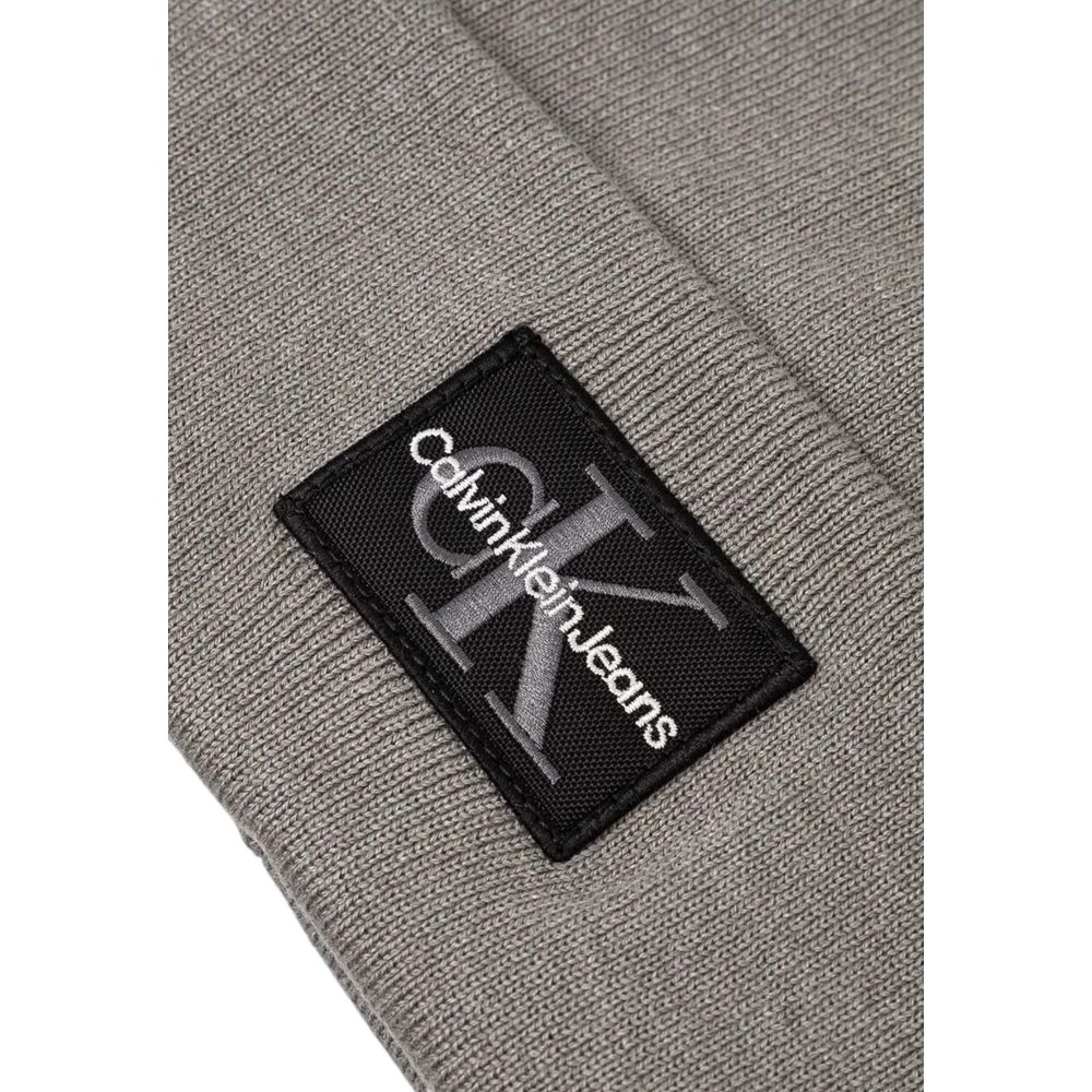 Calvin Klein Jeans Grijze Katoenen Petten Baseballpet