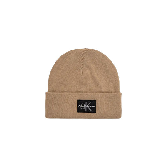 Calvin Klein Jeans Beige Katoenen Petten Baseballpet