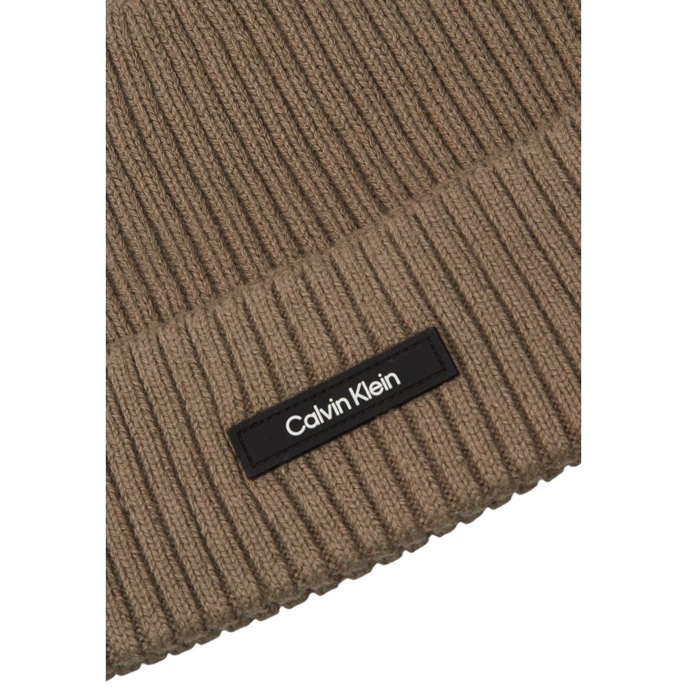 Calvin Klein Beige Biologisch Katoenen Petten Baseballpet