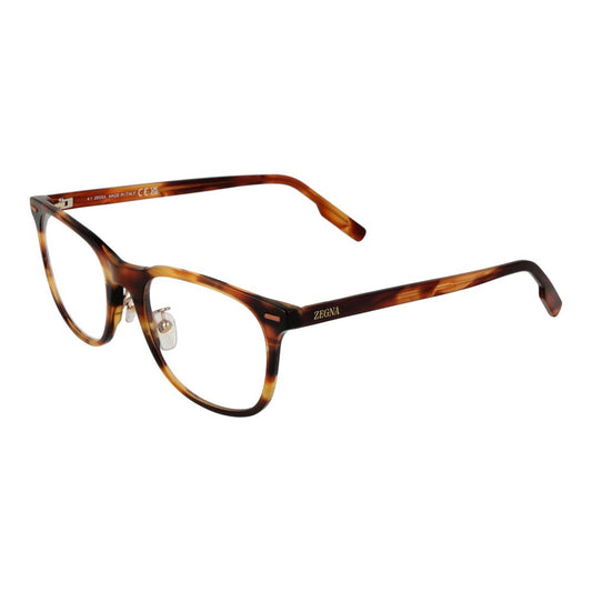 Monture de lunettes pour homme marron Ermenegildo Zegna