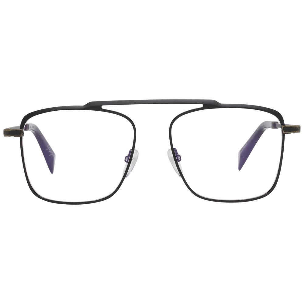 Monture de lunettes pour homme noire Yohji Yamamoto