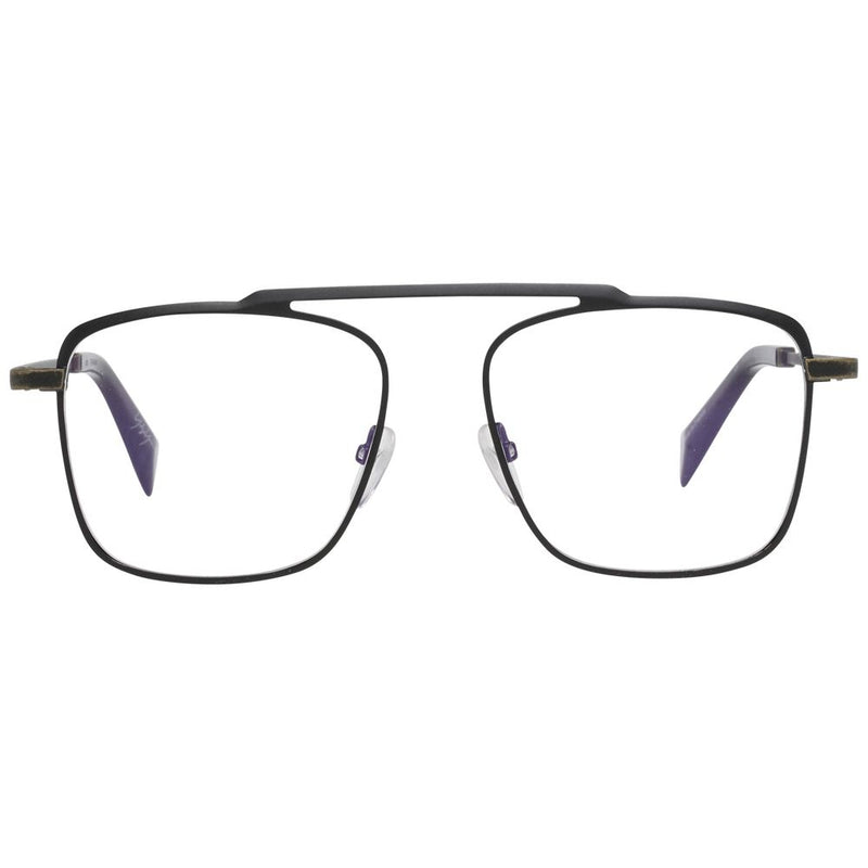 Monture de lunettes pour homme noire Yohji Yamamoto