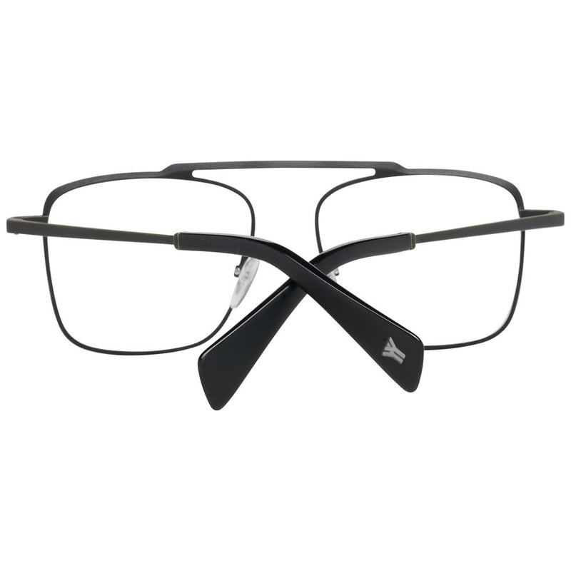 Monture de lunettes pour homme noire Yohji Yamamoto