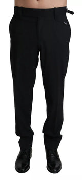 Pantalon-jupette en laine stretch noir Dolce &amp; Gabbana