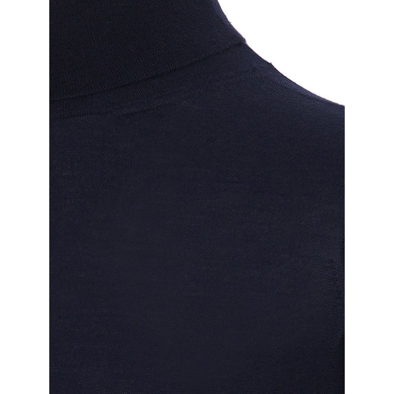 Colombie Bleu, Col montant en cachemire