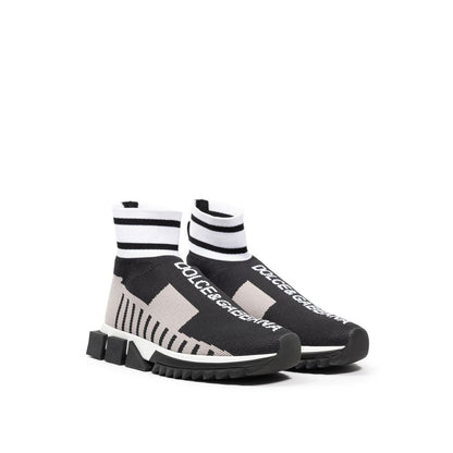 Sneaker en tissu noir Dolce & Gabbana