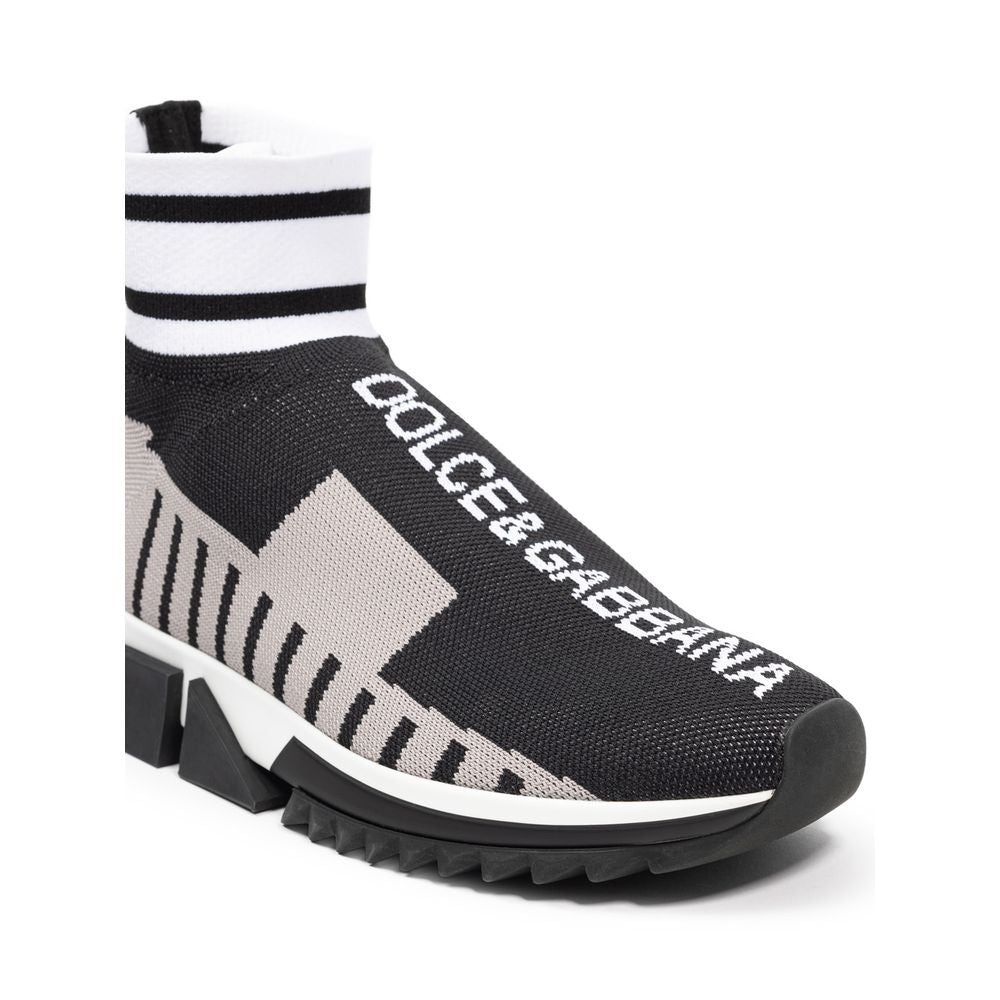 Sneaker en tissu noir Dolce & Gabbana
