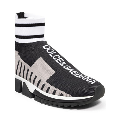Sneaker en tissu noir Dolce & Gabbana