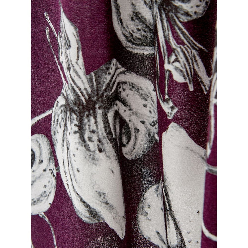 Lardini Elegant Purple Viscose Dress - Timeless Italian Style