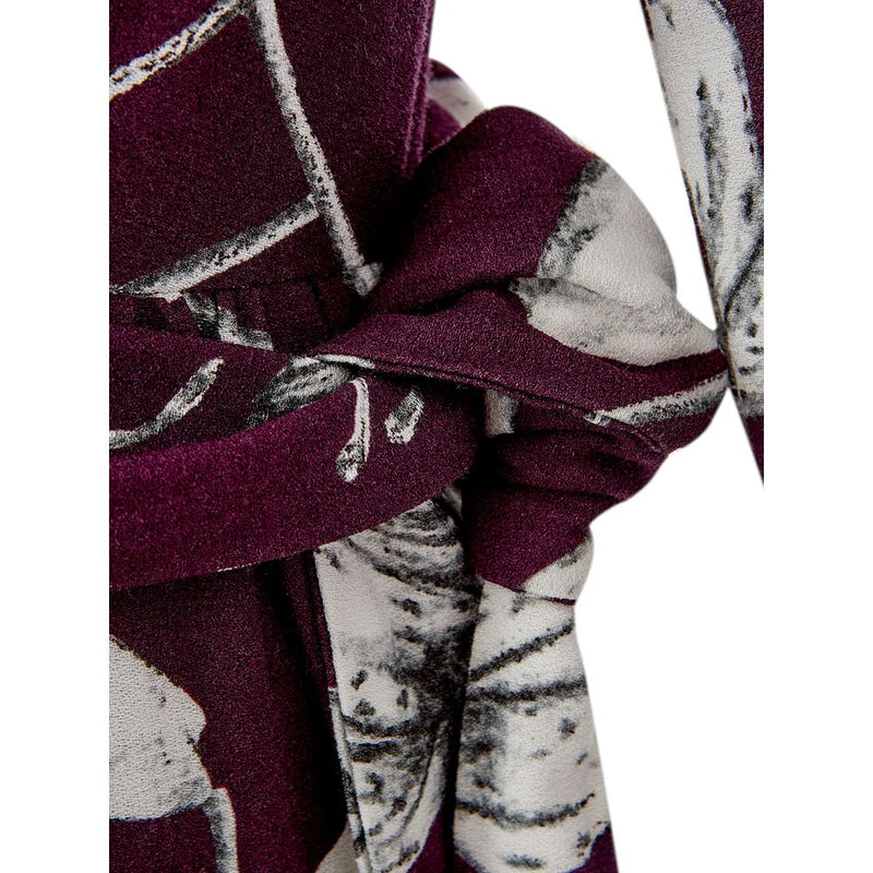 Lardini Elegant Purple Viscose Dress - Timeless Italian Style