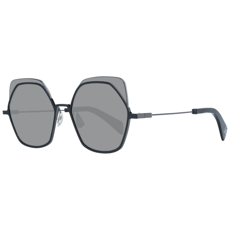 Yohji Yamamoto Black Women Sunglasses - Élégance et Protection UV