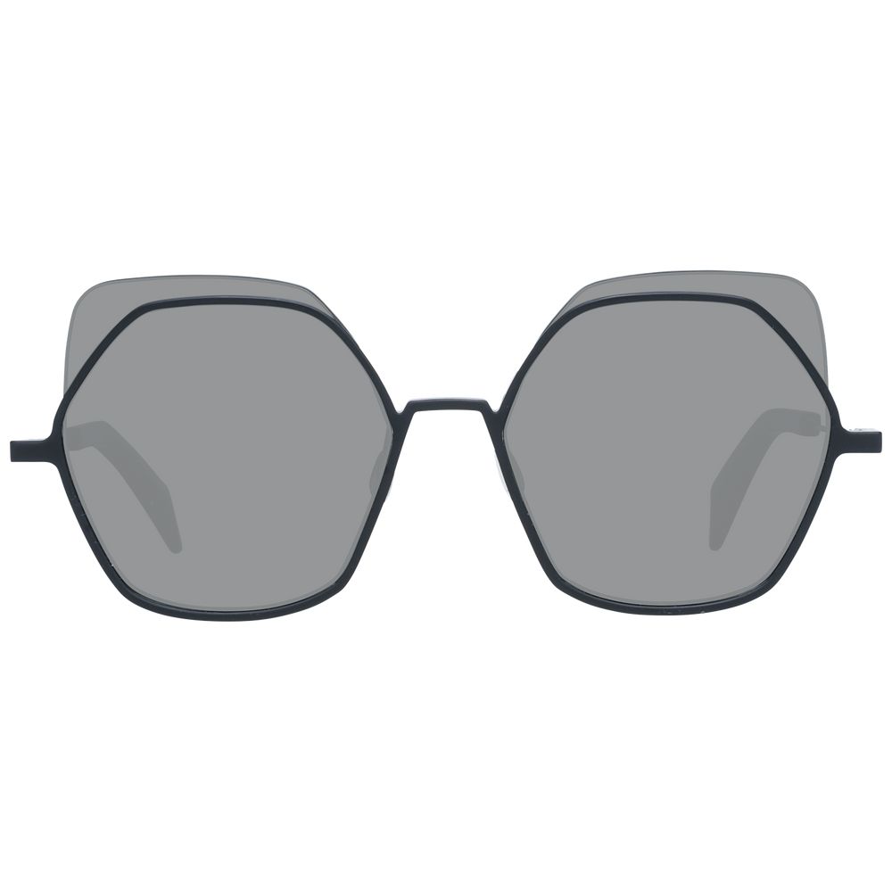 Yohji Yamamoto Black Women Sunglasses - Élégance et Protection UV