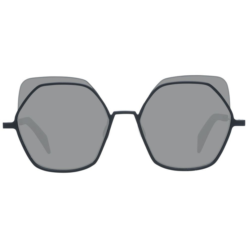 Yohji Yamamoto Black Women Sunglasses - Élégance et Protection UV