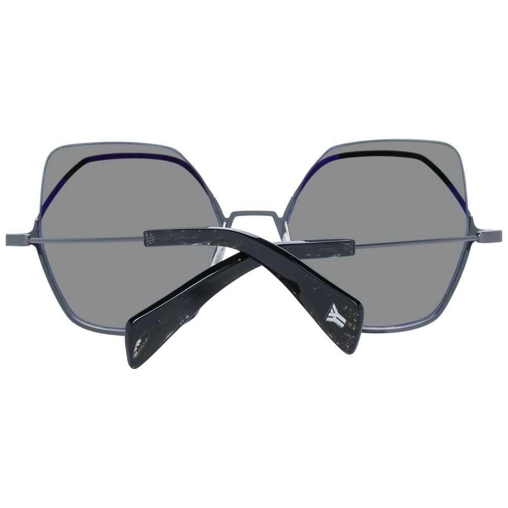 Yohji Yamamoto Black Women Sunglasses - Élégance et Protection UV