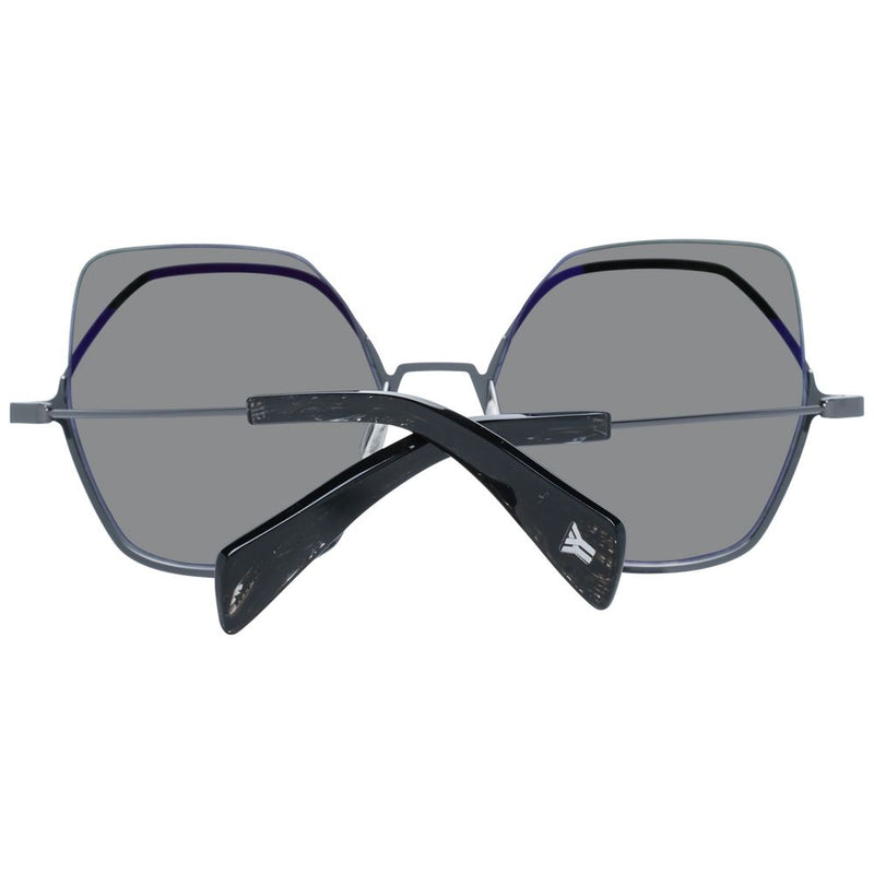 Yohji Yamamoto Black Women Sunglasses - Élégance et Protection UV