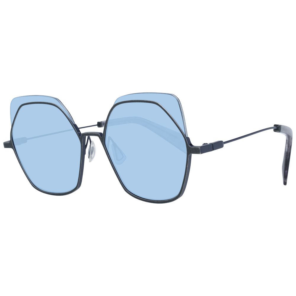 Yohji Yamamoto Lunettes de soleil grises pour femmes - Élégance et protection