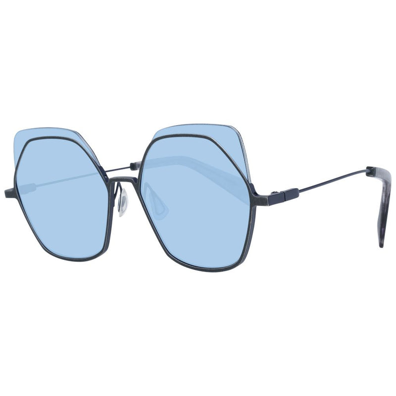 Yohji Yamamoto Lunettes de soleil grises pour femmes - Élégance et protection