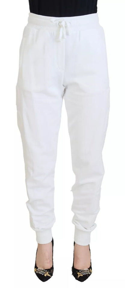 Dolce & Gabbana witte katoenen sweatpants voor dames