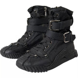 Dolce & Gabbana NS1 Black Nylon High Top Sneakers