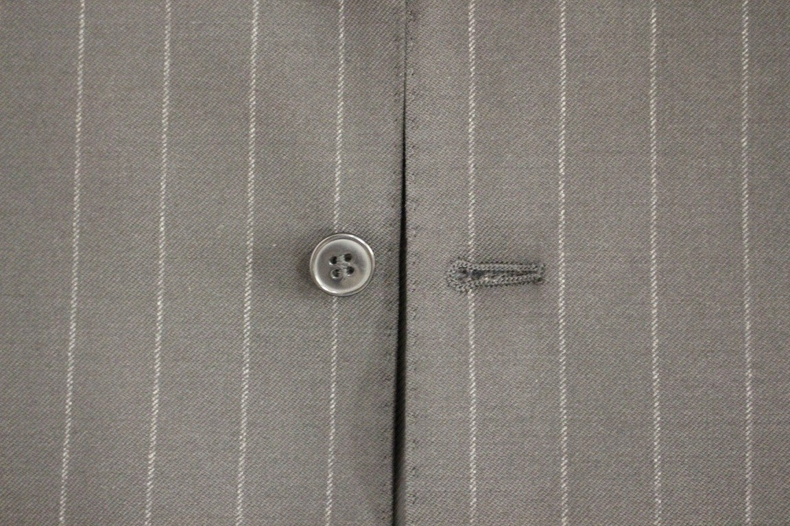 Gilet en laine rayé noir avec logo Dolce &amp; Gabbana
