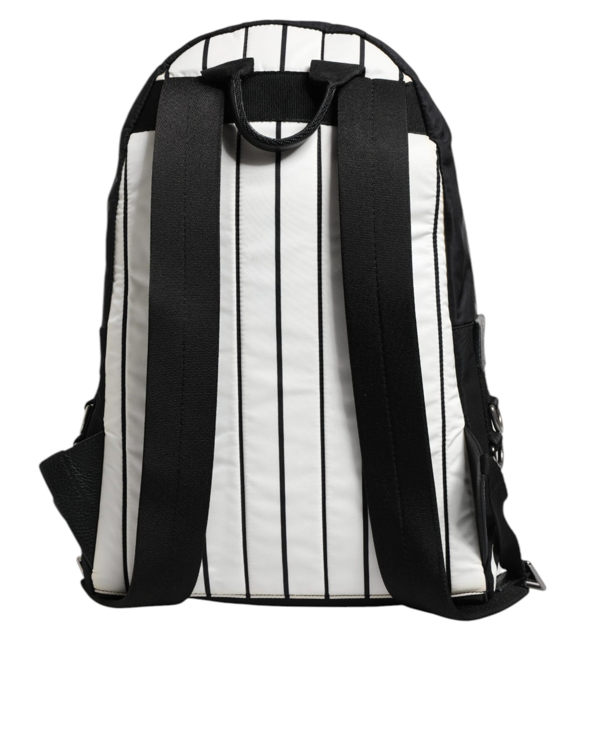 Sac à dos Dolce & Gabbana pour homme, imprimé Vulcano Royal King, noir et blanc