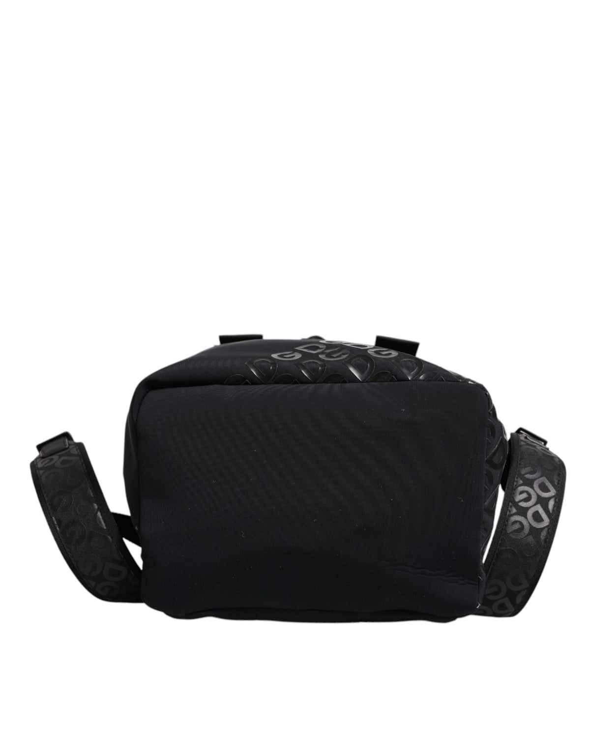 Sac à dos d'école Dolce & Gabbana en néoprène noir et nylon avec logo DG