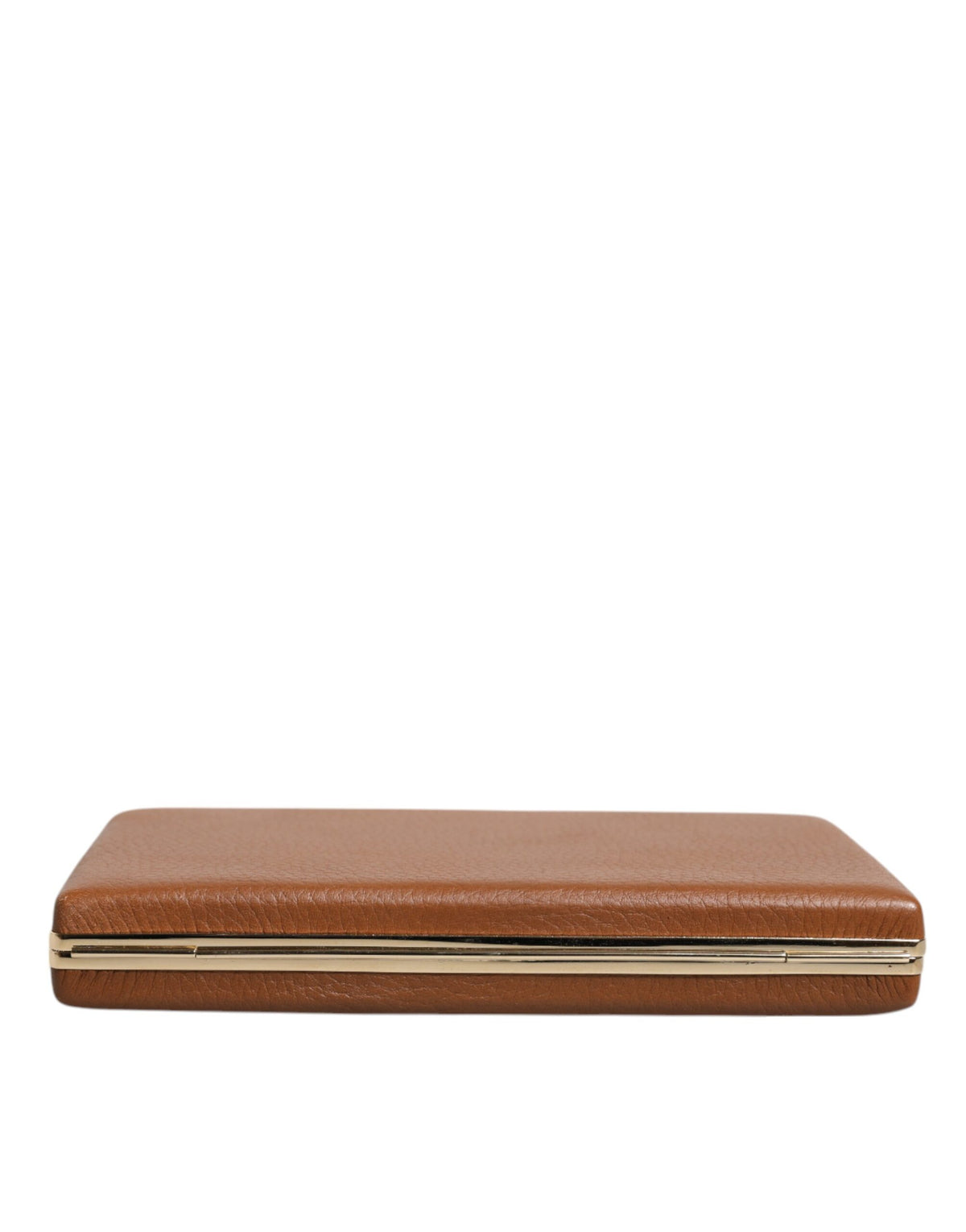 Dolce & Gabbana Sac Clutch en Cuir Brun pour Soirée