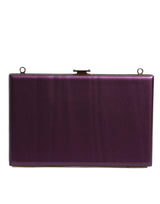 Sac Clutch Dolce & Gabbana en Cuir Violet