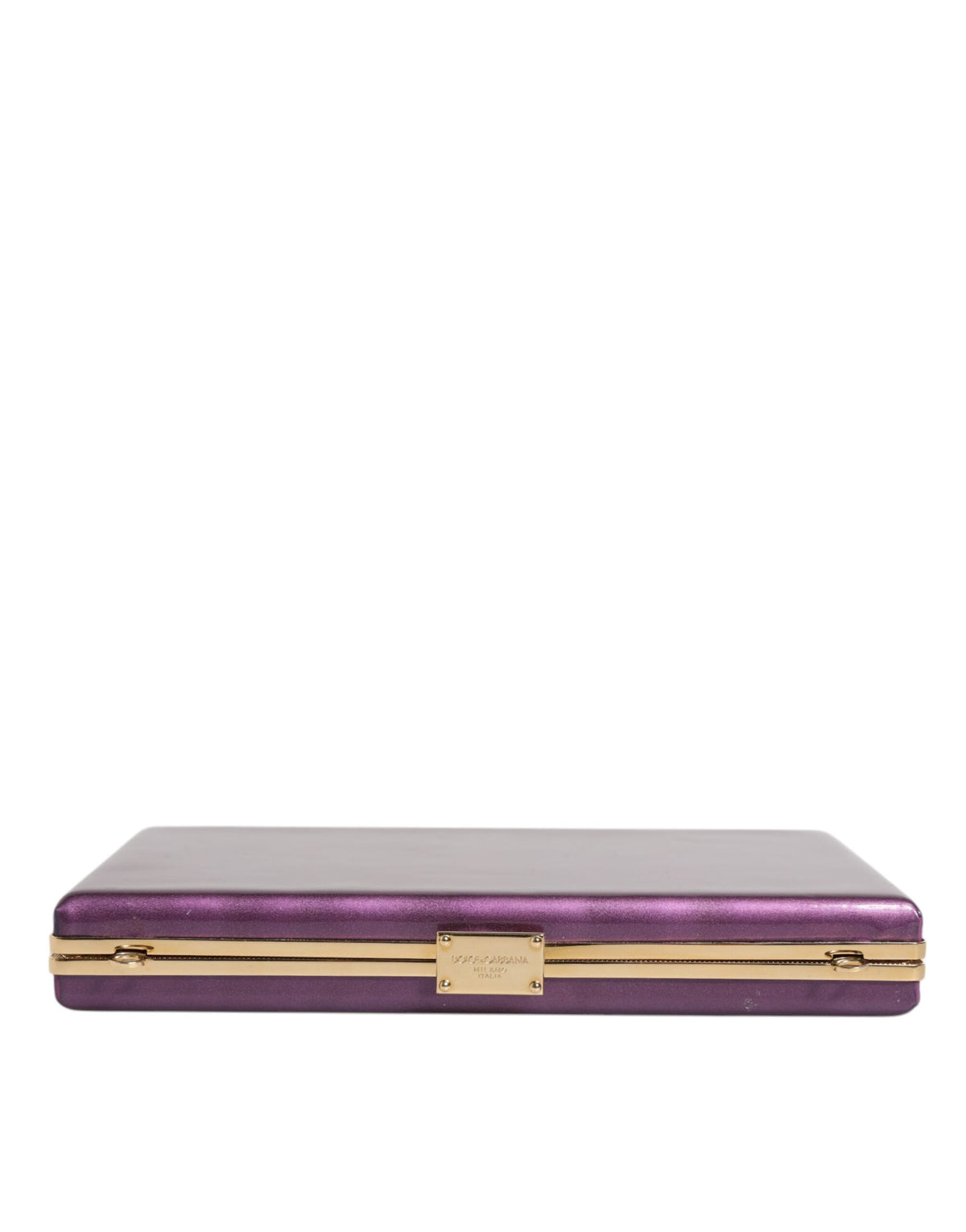 Sac Clutch Dolce & Gabbana en Cuir Violet