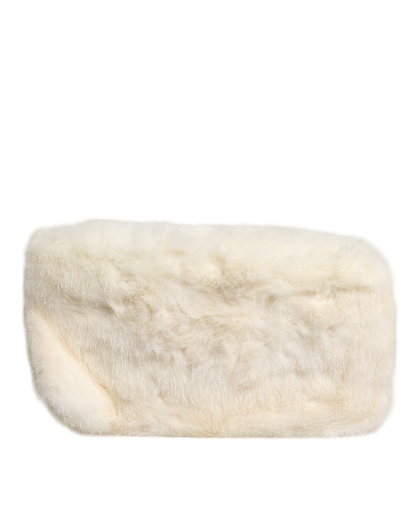 Sac à main en fourrure blanche Dolce & Gabbana