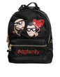 Sac à dos Dolce & Gabbana en nylon noir #DGFAMILY VULCANO orné