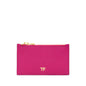 Porte-cartes en cuir fuchsia Tom Ford