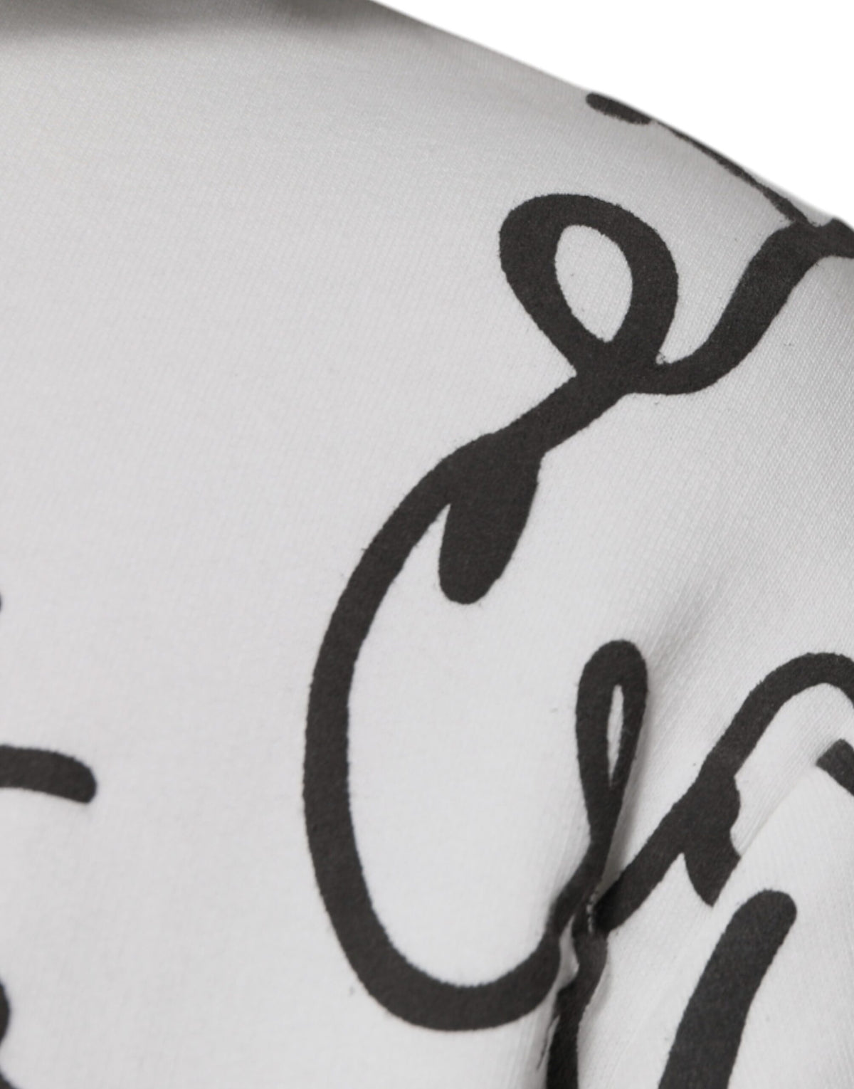 Sweat à capuche en coton blanc avec logo Dolce &amp; Gabbana