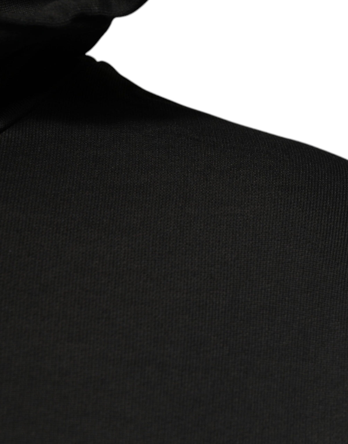 Pull en coton noir à capuche avec logo DG Shield de Dolce &amp; Gabbana