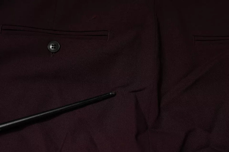 Aniye By Maroon Mid Waist Tapered Skinny Dress Pants