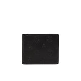Portefeuille en cuir noir Calvin Klein Jeans
