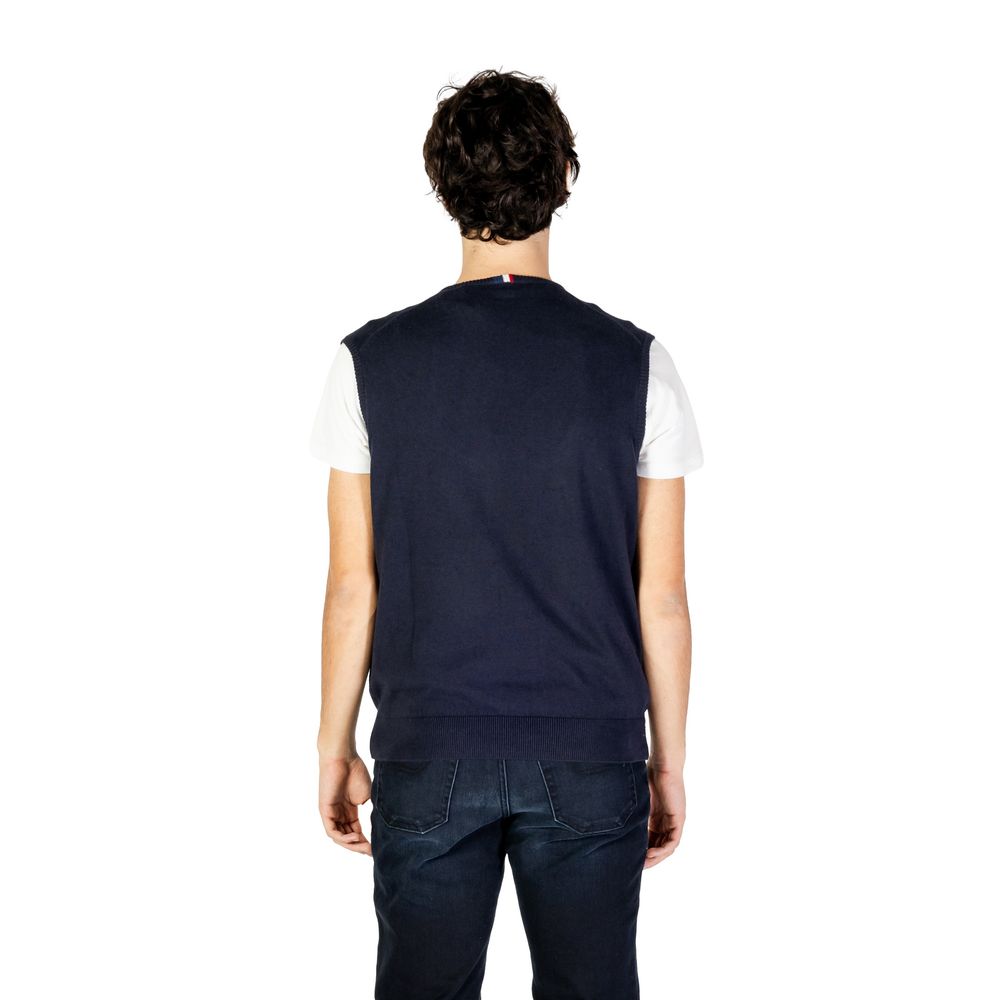 U.S. POLO ASSN. Blue Cotton Waistcoat - Model US40 174001
