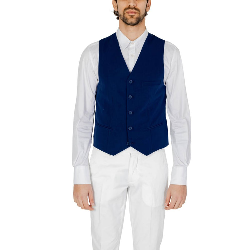 Only & Sons Onseve 0071 22027383 Gilet Bleu en Polyester