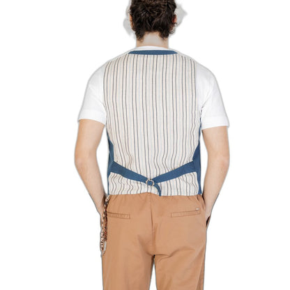 Gilet en coton bleu de Gianni Lupo