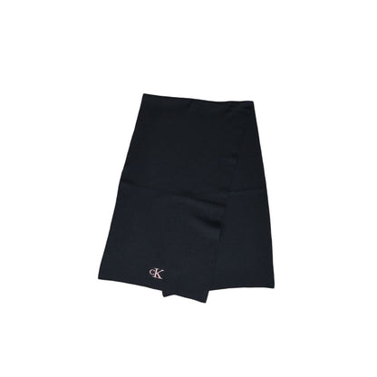 Calvin Klein Zwarte Gerecyclede Polyester Sjaal