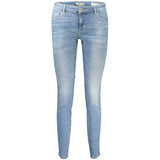 Guess Jeans Light Blue Cotton Skinny Jeans for Women
