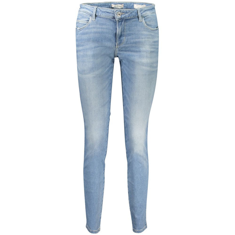 Guess Jeans Light Blue Cotton Skinny Jeans for Women