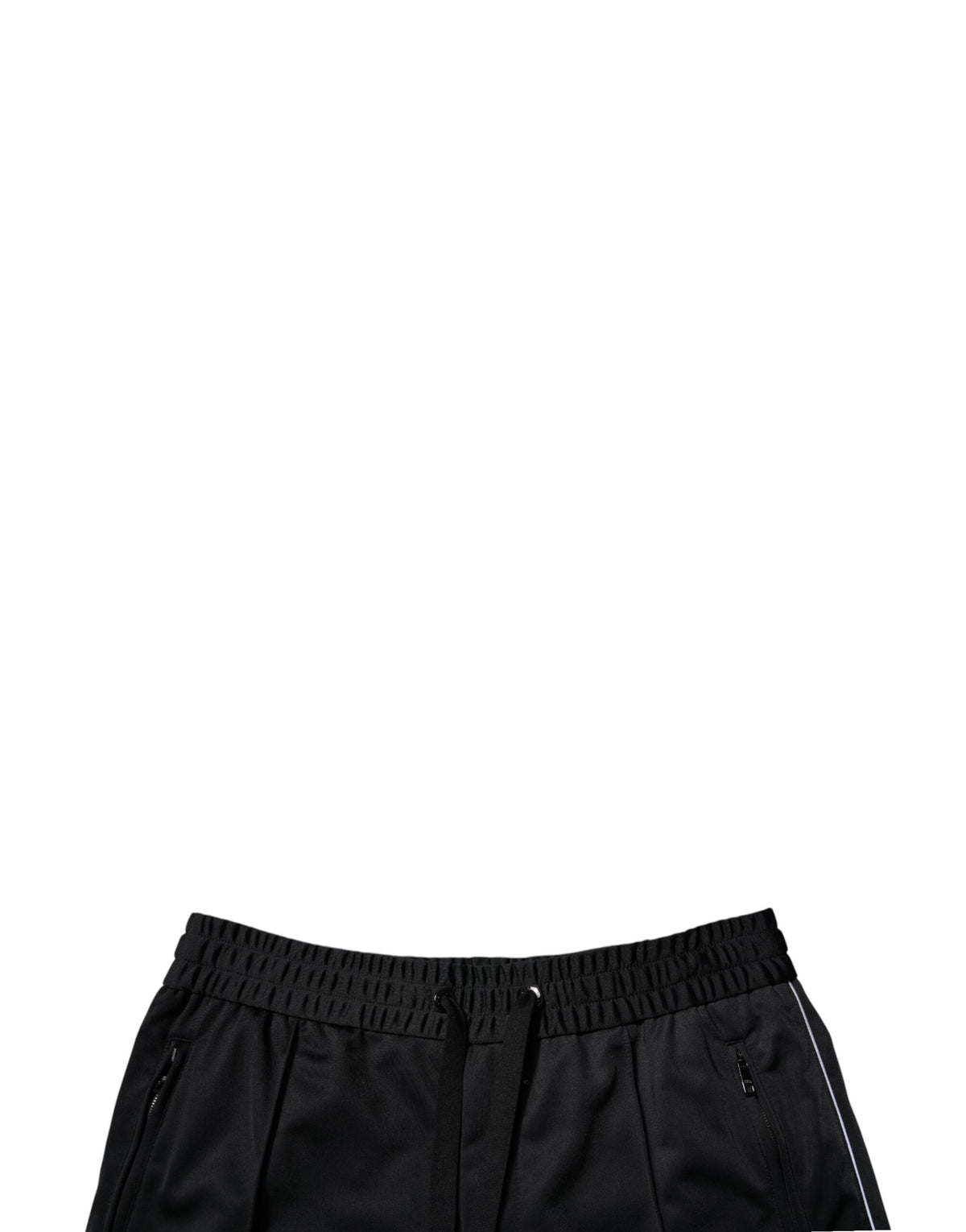 Short Bermuda pour homme en polyester noir taille mi-hauteur Dolce &amp; Gabbana