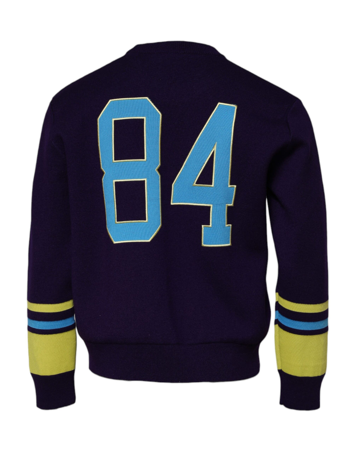 Sweat-shirt à col rond bleu Dolce &amp; Gabbana 1984 Milano