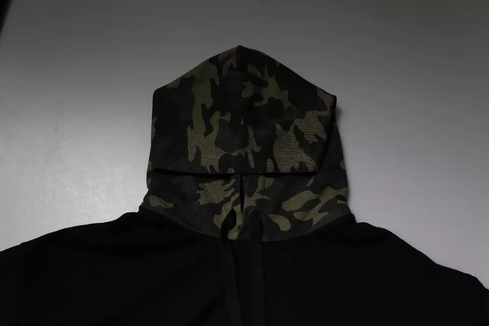 Sweat à capuche déguisement noir Dolce &amp; Gabbana